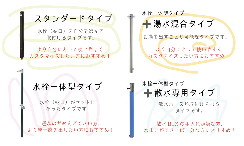 水栓柱（立水栓）で、おしゃれで快適ガーデニング♪ | MIZSEI 水生活製作所