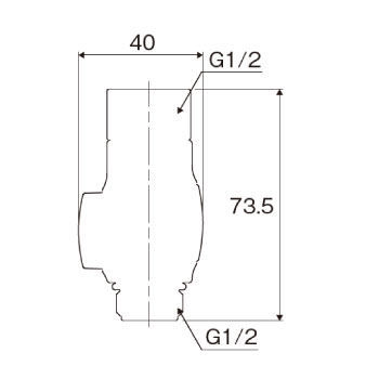 ストップアダプター SH214-AD_寸法図面