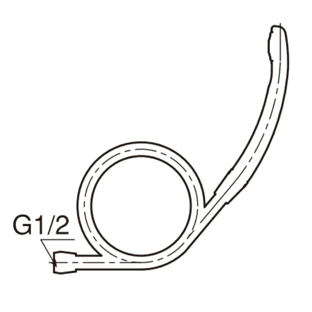 シャワーホースセット G216SHS_寸法図面