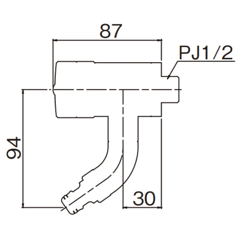 AT式ホース接続回転水栓3D 2.0 G24K-AT3D図面