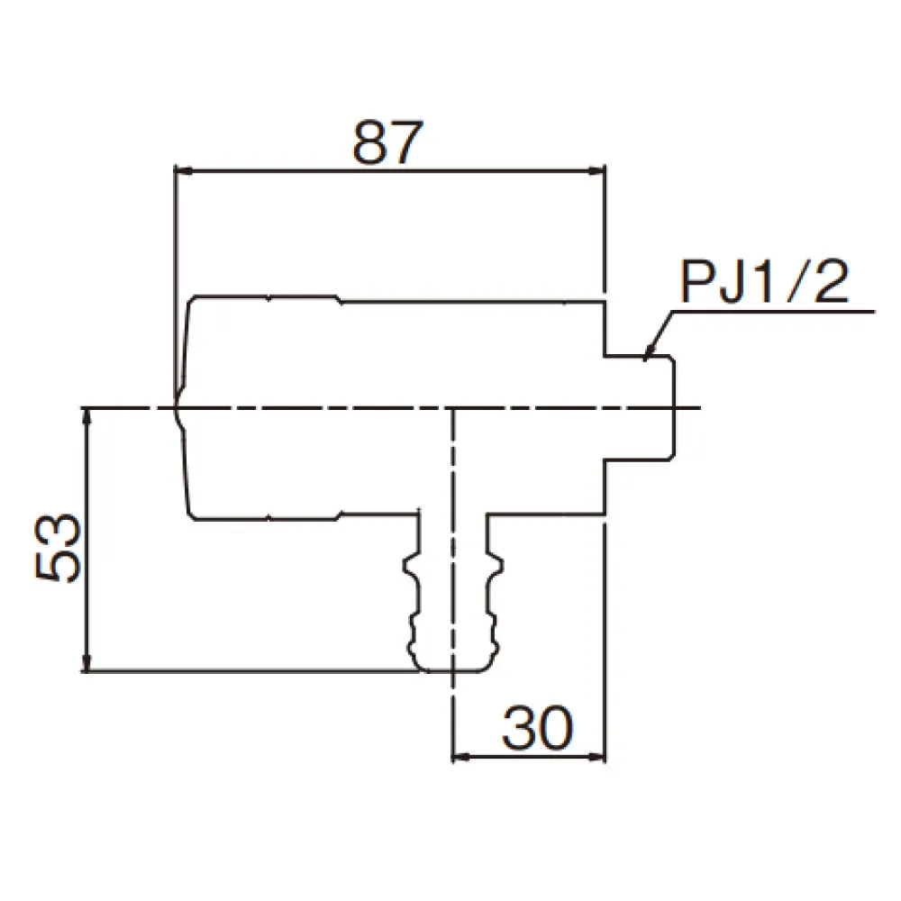 AT式ホース接続回転水栓2.0 G24K-AT図面